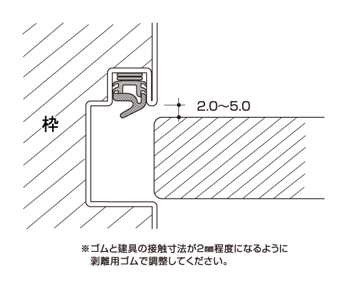 ａｚシリーズaz 501引戸戸当り ピンチブロック株式会社
